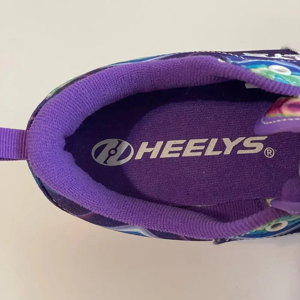 Heelys Pro 20 Prints Skate Shoe Psychedelic Swirl Purple Youth 6 / Women’s 7